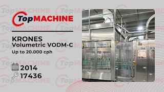 Krones Volumetric Vodm-C Can Filler Used