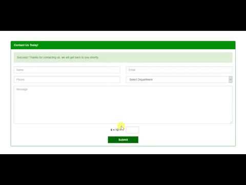 ContactGenius- Contact Us Page with jQuery Validation.