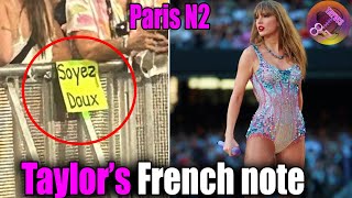 Taylor Swift flirting with Paris crowd in French on the N2 Eras Tour