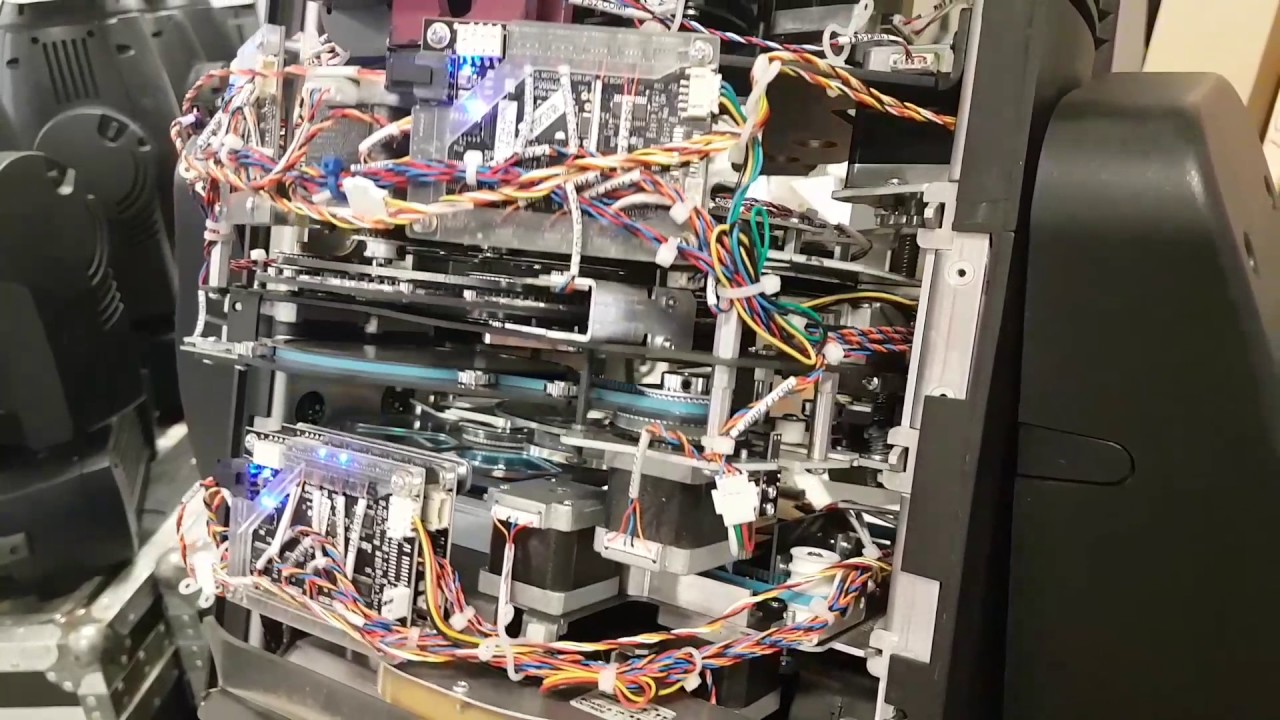 VL4000 spot Iris Problem, driver or connector? - YouTube