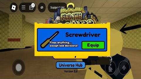 How To Get Screwdriver In Backrooms | Find The Noobies Morph Roblox
