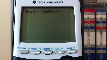 Mandelbrot set on ti-84+ (programmed in assembly)