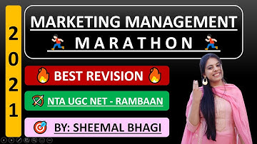 🔥 MARKETING MANAGEMENT 🏹 - FULL MARATHON | Best🥇Revision by SHEEMAL MAM | अब होगी MM पर जीत 🔥