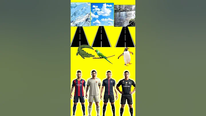 Messi vs Ronaldo vs Neymar vs Mbappé | Ultimate Football IQ Test 4K #ronaldo #messi #soccer #usa #4k