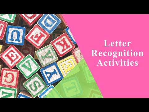 Letter Recognition Activities