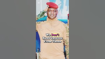 Ibrahim Traoré to the U.S.: “Africa Deserves Respect!”
