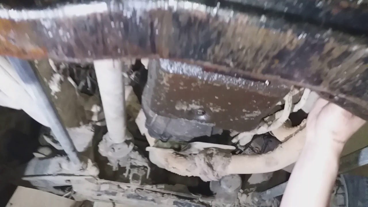 Течь масла между АКПП и раздаткой ММС Паджеро 2 - YouTube