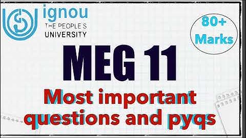 MEG 11  important questions answer for ignou december exam 2025 | American novel 