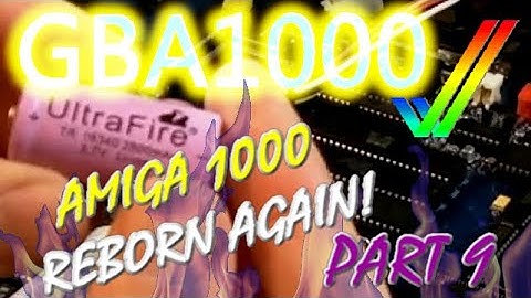 Amiga 1000 Reborn Again - Part 9 (Floppy LED, IDE install, Fan install, Case clean up, Battery woes)