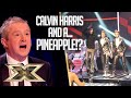 Calvin Harris crashes Jedward performance with PINEAPPLE! | Live Show 6 | Series 6 | The X Factor UK