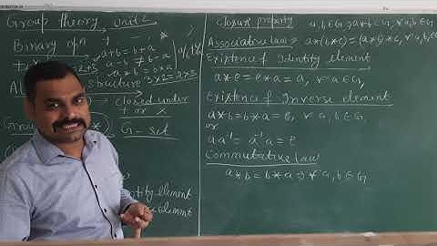 # Group theory in Discrete math by Ashutosh pandey sir
