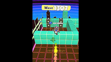 Stumble Guys Block Dash Endless IMPOSSIBLE Save at 1300+ Wave #stumbleguys #blockdashendless #blowup