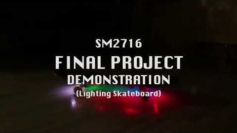 SM2716 FINAL PROJECT demonstration