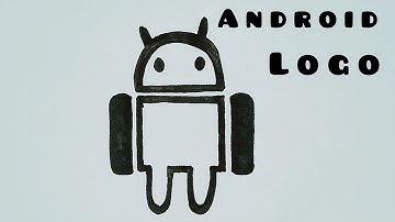 How to draw android logo || Android logo drawing easy