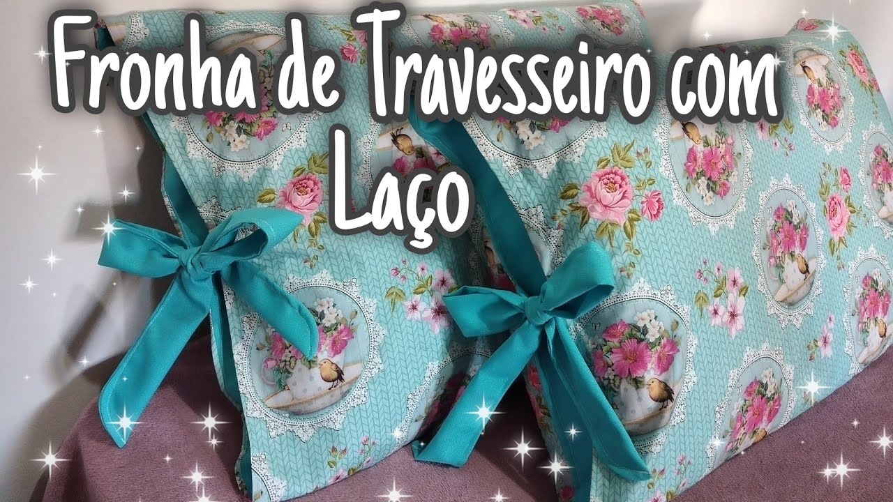 Como fazer Fronha de Travesseiro com laço | Costura Francesa | Costuras embutidas |Faça e venda |DIY