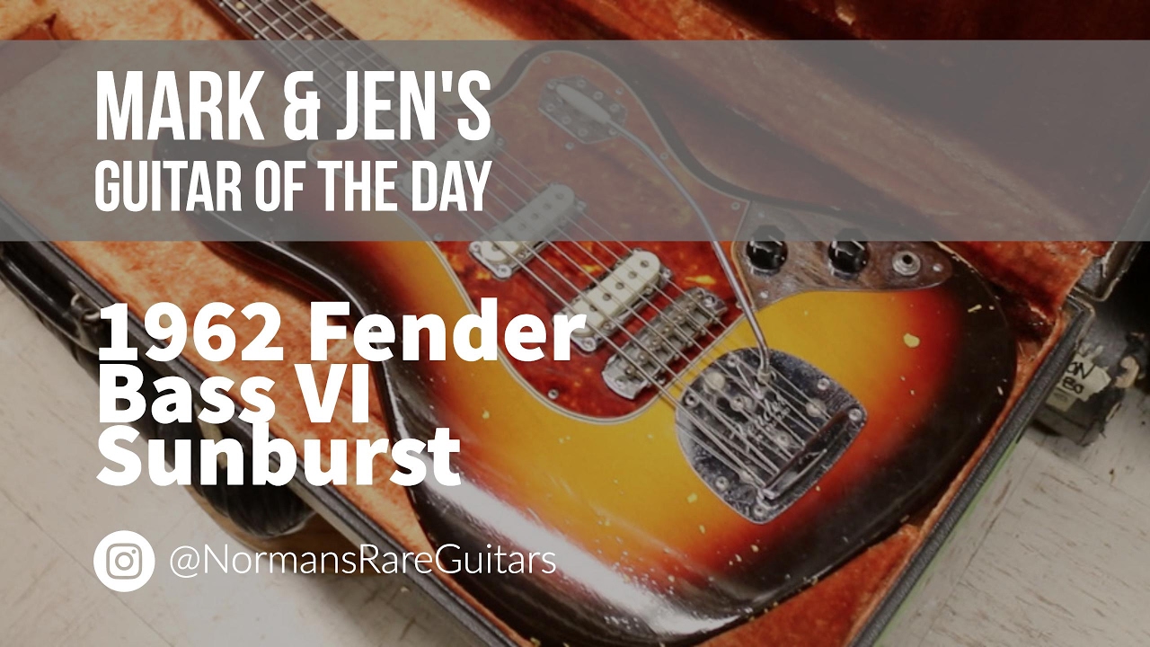 1962 Fender Bass VI Sunburst | Guitar of the Day - YouTube