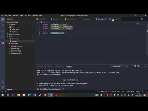Tailwind 2.0 | Cara Membuat Custom CSS Class Dari komponen TailwindCSS