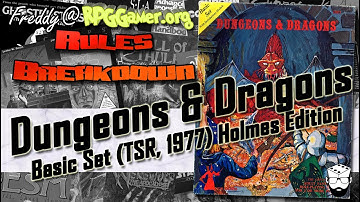 How the 1977 D&D Basic Set Works - Dungeons & Dragons - Holmes Edition (TSR, 1977) | Rules Breakdown