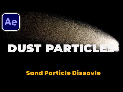 Text to Sand Animation Tutorial | After Effects Particle Dissolve | Text to Dust Effect | NO PLUGIN