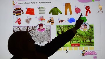 KG 1   English   Connect plus  Unit 6   Lessons 11,12  I need a jacket