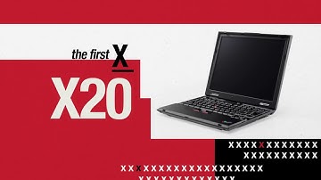 The First X Series ThinkPad X20 (2000)