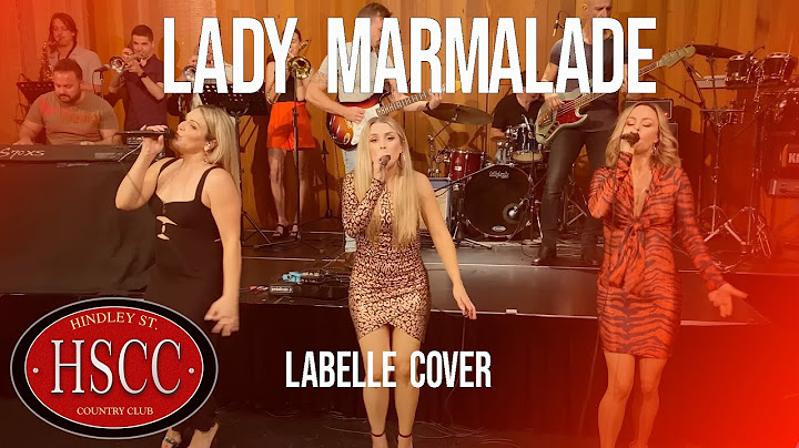 Lady Marmalade Cover version - Cover performance video thumbnail