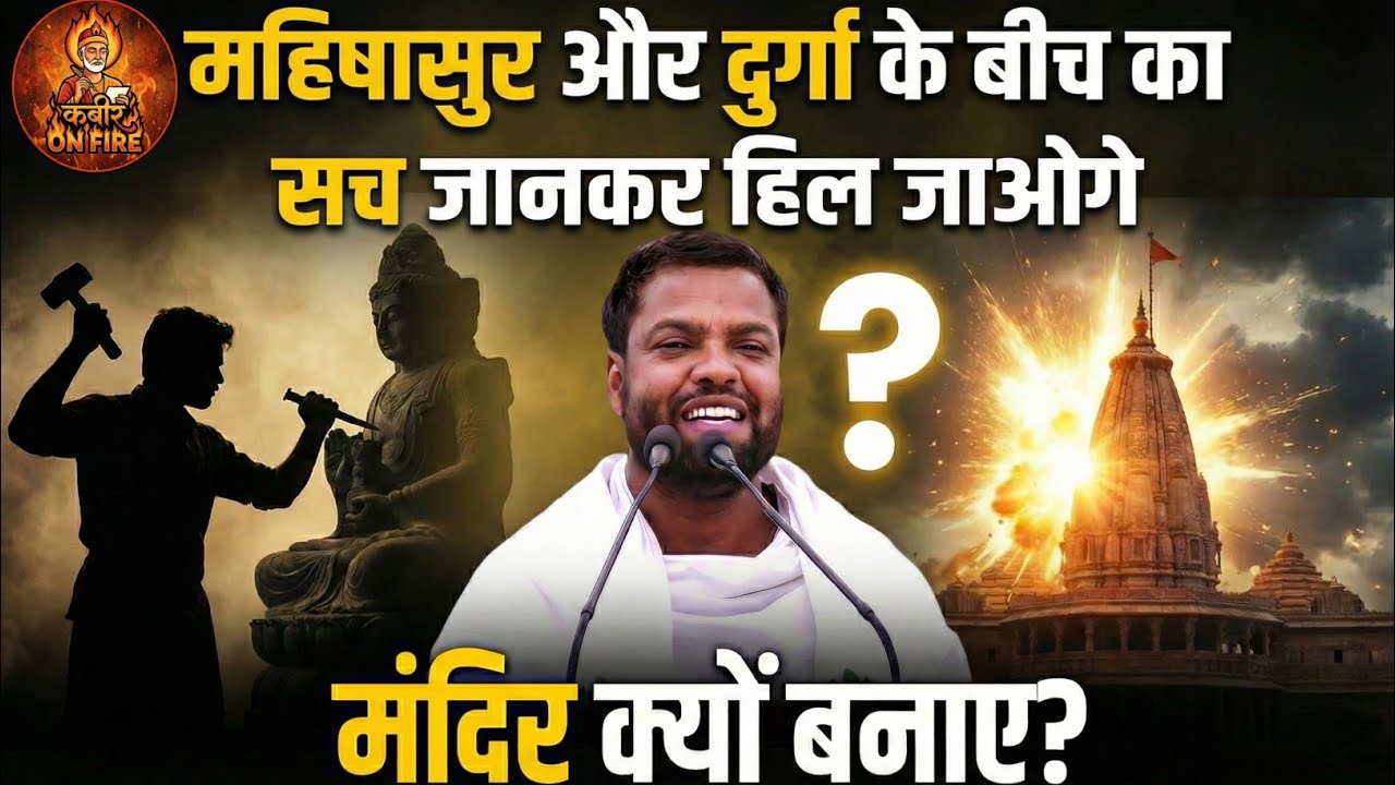 अभय साहेब जी की वाणी ऐसी जो आग लगा दे! मंदिर और महिषासुर कथा पर बड़ा सवाल? #kabironfire 