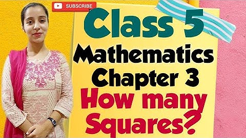 Class 5 | CBSE | NCERT | MATHS | Chapter 3 | HOW MANY SQUARES? | (PERIMETER)