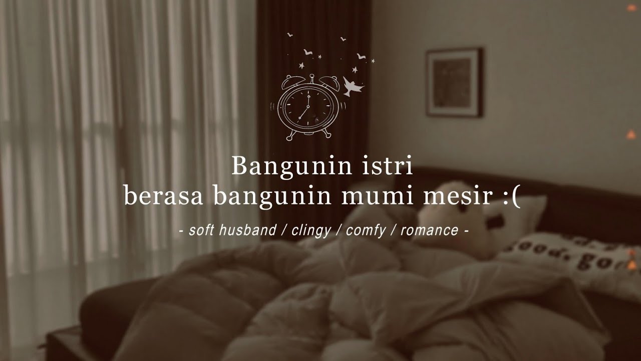 ASMR Husband - bangunin istri di pagi hari !? (roleplay) suara cowok bahasa indonesia