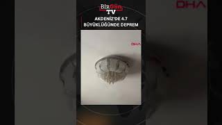 Akdenizde 4.7 Büyüklüğünde Deprem