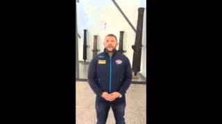 Barrie McDermott wishes Blind Veterans UK a happy 100th birthday
