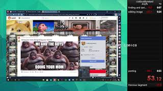 r/okbuddyretard meme speedrun Any% sub-1-minute World Record. (53.12 seconds)