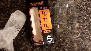 Manker E02 aaa led flashlight