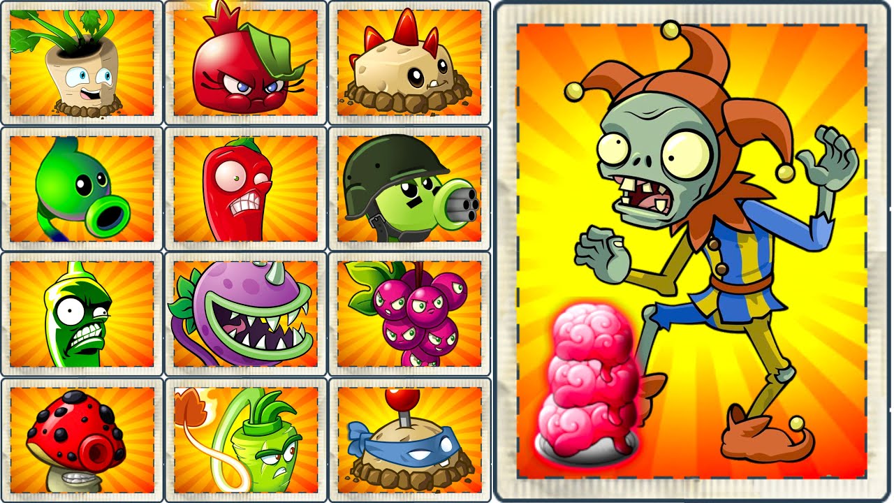 Jester Zombie  Plants vs zombies, Plant zombie, Zombie drawings