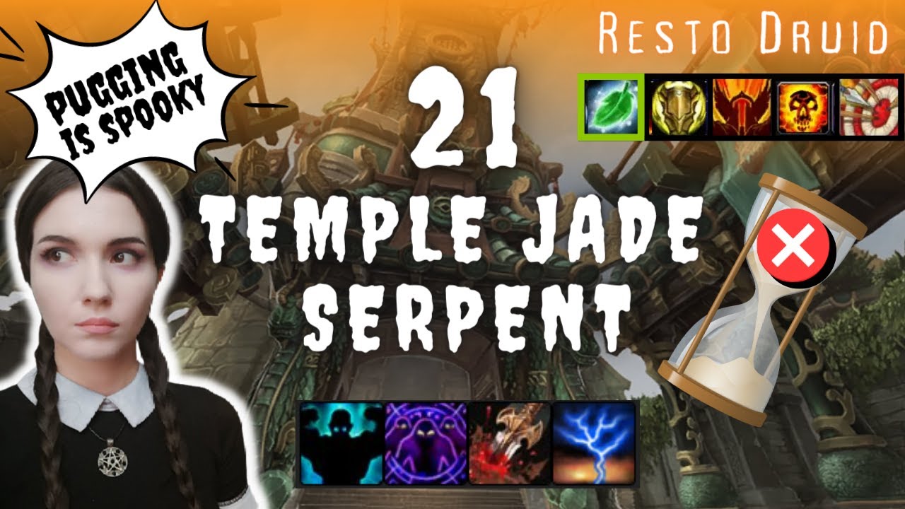 Disband in Bugged 21Temple Jade Serpent Restoration Druid PoV M+ Dragonflight Season 1 Mythic+