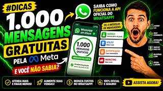 1.000 MENSAGENS GRATUITAS PELA META? VOCÊ NÃO SABIA DISSO! | API Oficial WhatsApp 2026