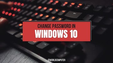 How to change password in windows 10 |How to Reset a Windows Password Through a Backdoor