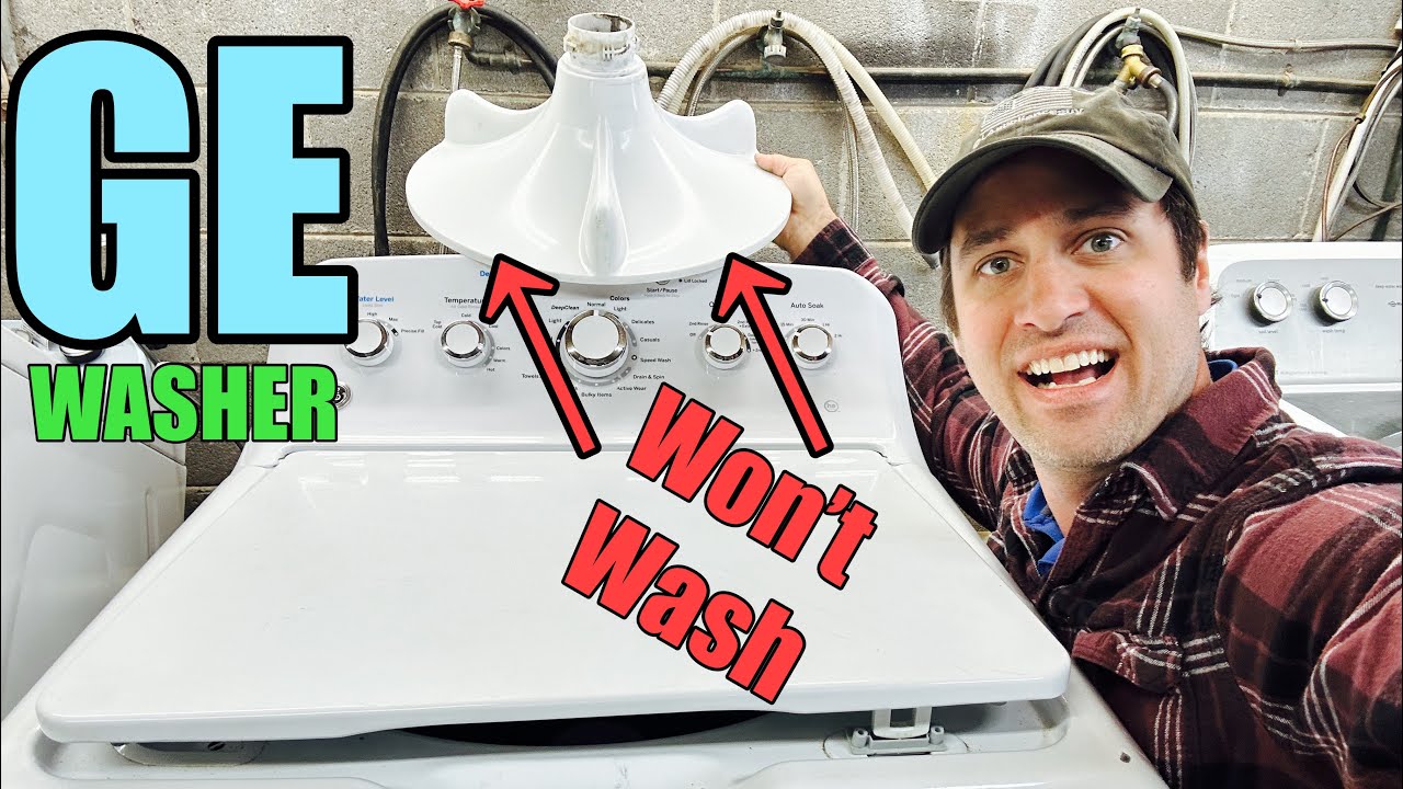 Почему эта стиральная машина GE не стирает | Ну да! Неисправен активатор | GTW465ASN2WW | Проверк...