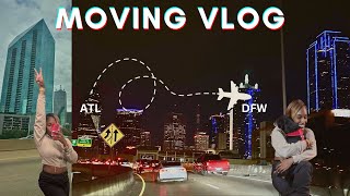 MOVING VLOG PT.1 | BYE BYE ATL | Packing + New Hairdo + Saying goodbye | Moving to Dallas, TX
