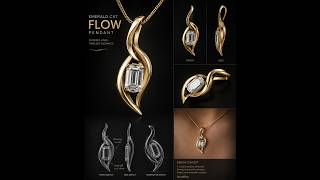 Workflow of pave tiger, twist pendant rhino zbrush #jewelrydesign #3dmodeling