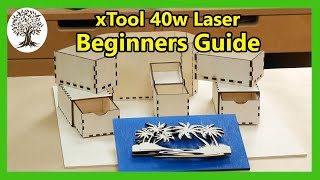 xTool S1 40w Laser Beginners cuting guide, boxes and more.