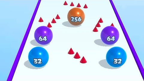 Ball Merge 2048 🟥 Walkthrough Gameplay 🟢 All Levels Android iOS Mobile Game 🔥 Level 42-43