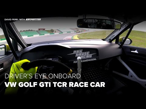 Onboard Driver's Eye: VW Golf GTI TCR Race Car