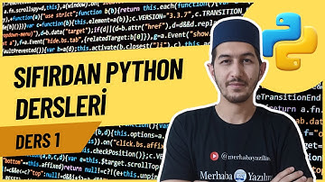 Sıfırdan Python Eğitimi | Ders 1