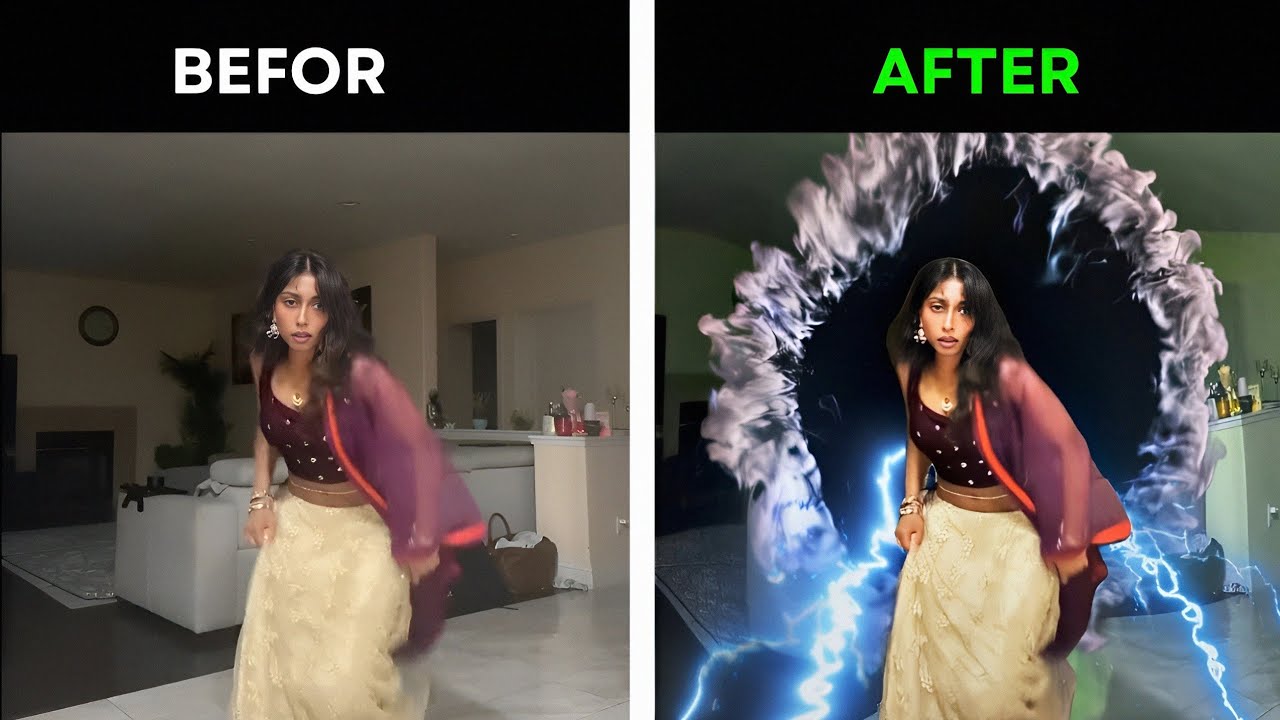 Before vs After edit |  Tout donner Remix