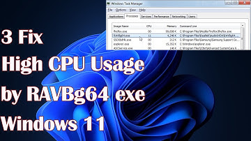 High CPU Usage by RAVBg64 exe in Windows 11 - 3 Fix