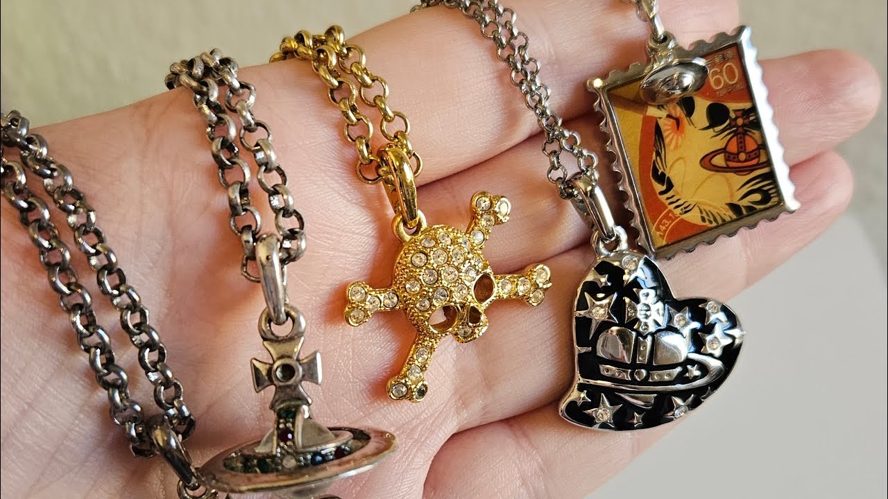 vivienne westwood 00s archive ネックレス My Vivienne Westwood necklace archive - YouTube