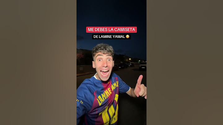 TE DEBE LA CAMISETA DE LAMINE YAMAL