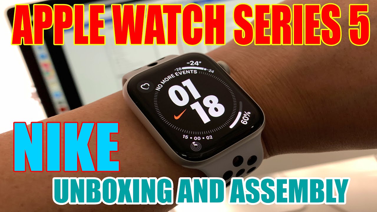 apple watch series 5 nike unboxing