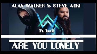 Alan Walker feat. Isak & Steve Aoki - Are you  Lonely, Lirik dan Terjemahan